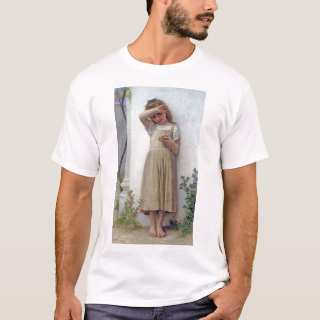 Camiseta Little Girl, Bouguereau (Frente)