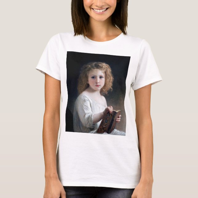 Camiseta Little Girl, Bouguereau (Frente)