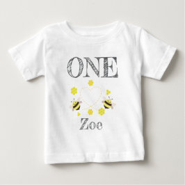 Camiseta Little Honey Kids 1º Aniversário