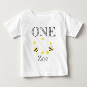 Camiseta Little Honey Kids 1º Aniversário