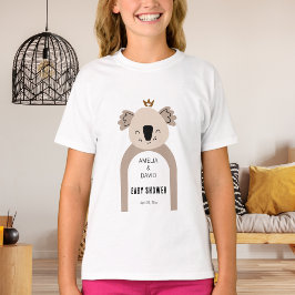 Camiseta Little Koala Crown Neutral Baby Shower
