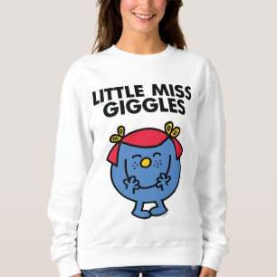 Camiseta Little Miss Giggles Letra negra