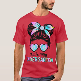 Camiseta Little Miss Kindergarten Girls Back To School Shir