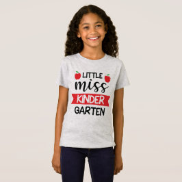 Camiseta Little Miss Kindergaten