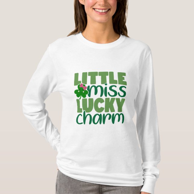 Camiseta Little Miss Lucky Charm (Frente)