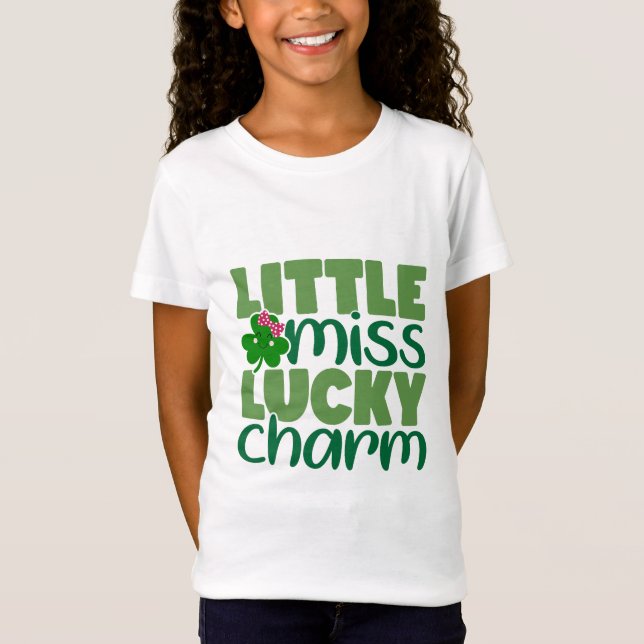 Camiseta Little Miss Lucky Charm (Frente)