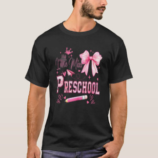 Camiseta Little Miss Preschool First Day of Preschool Cute