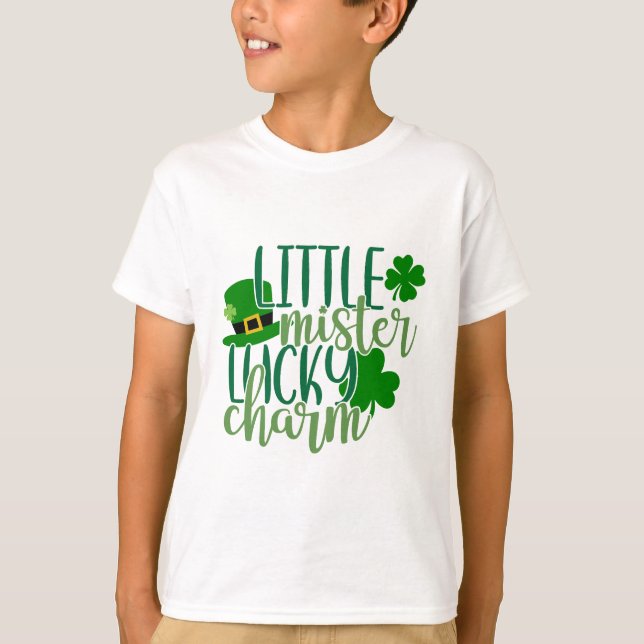 Camiseta Little Mister Lucky Charm (Frente)