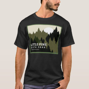 Camiseta Little Pine State Park Pensilvânia Forest Sunrise