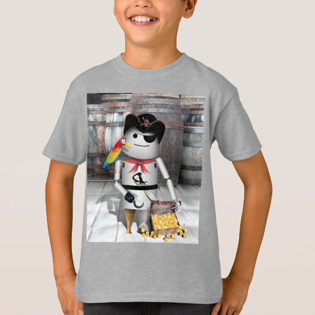 Camiseta Little Pirate Robo-x9 (Frente)