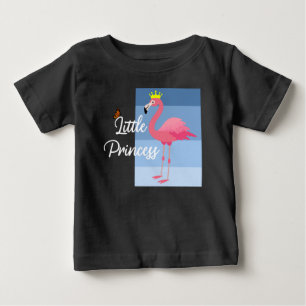 Camiseta Little Princess Pink Flamingo Design - Baby Jersey