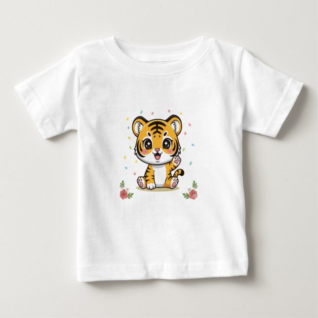 Camiseta Little Puli | Cubo de Tigre (Frente)