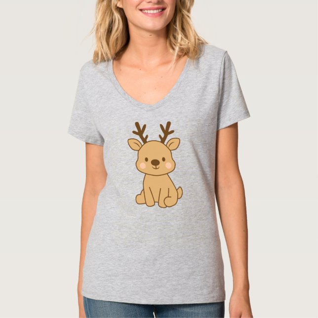 Camiseta Little Reindeer (Frente)