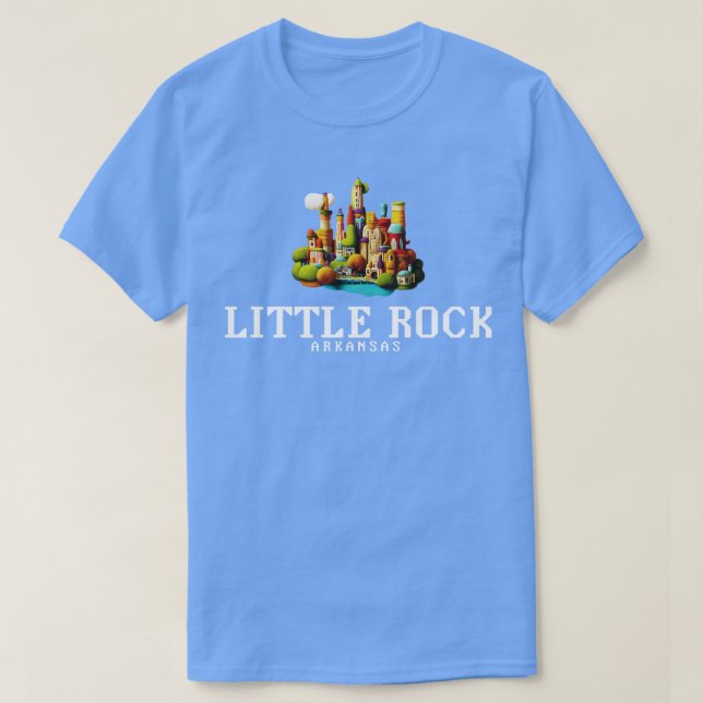 Camiseta Little Rock Arkansas (Frente do Design)
