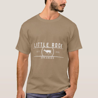 Camiseta Little Rock Arkansas Estilo Retrô