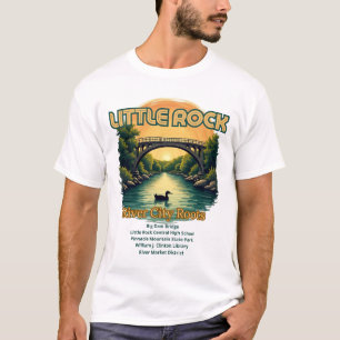 Camiseta Little Rock, Arkansas, "River City Roots,"