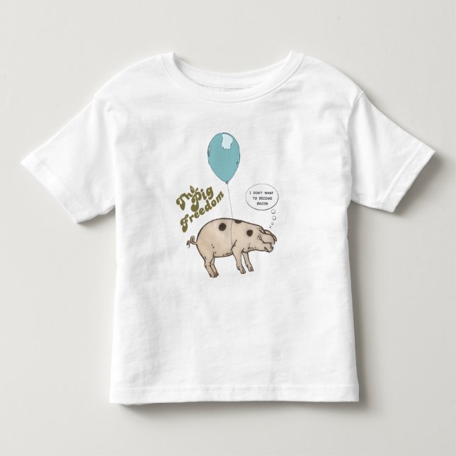 Camiseta Little rose pig (Frente)