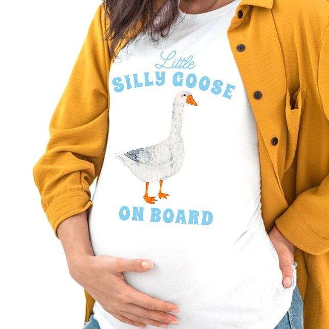 Camiseta Little Silly Goose On Board (Criador carregado)