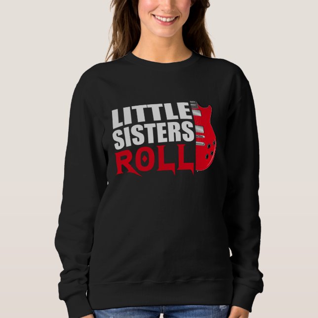 Camiseta Little Sisters Roll   Matching Younger Sister (Frente)