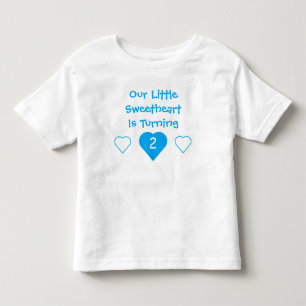 Camiseta Little Swetheart Birthday