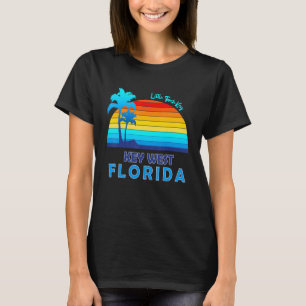 Camiseta Little Torch Key West Florida Retro Tropical B