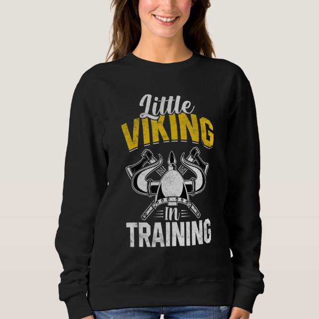 Camiseta Little Viking In Training Valkyrie Boys Girls Todd (Frente)