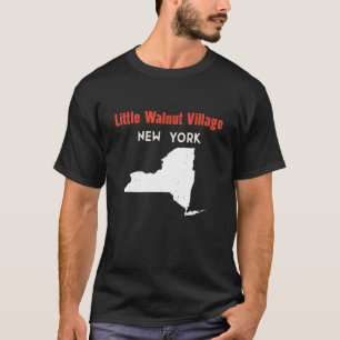 Camiseta Little Walnut Village New York EUA State America T