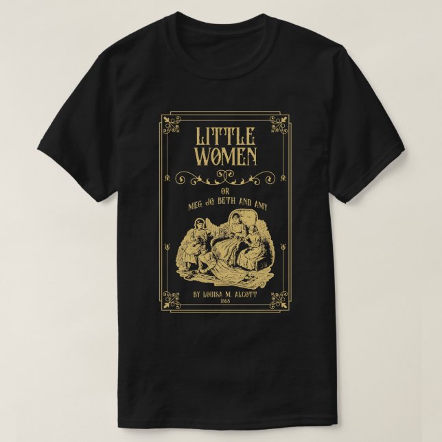 Camiseta Little Women by Louisa M Alcott apresentando o Mar (Frente do Design)