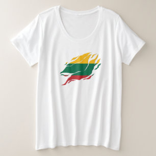 Camiseta Lituânia Flag Dentro Me, Lietuva dentro