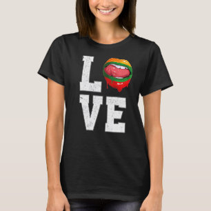 Camiseta Lituânia Flag Soccer Fan Love Lituano