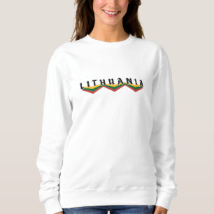 Camiseta Lituânia moderna Lietuva Bandeira País Lembrança 