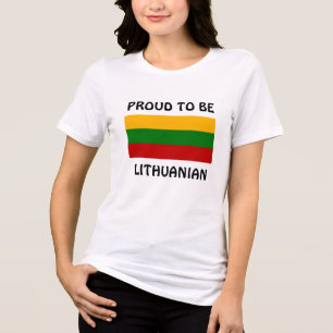 Camiseta Lituânia: Orgulhoso por ser Lituano