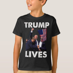 Camiseta Live Donald Trump Mug Shot - Nunca rendam