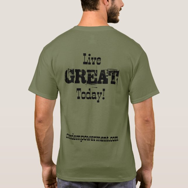 Camiseta Live Excelente Hoje (Verso)