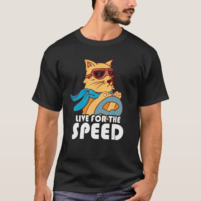 Camiseta Live For Speed Racing Motor Race (Frente)