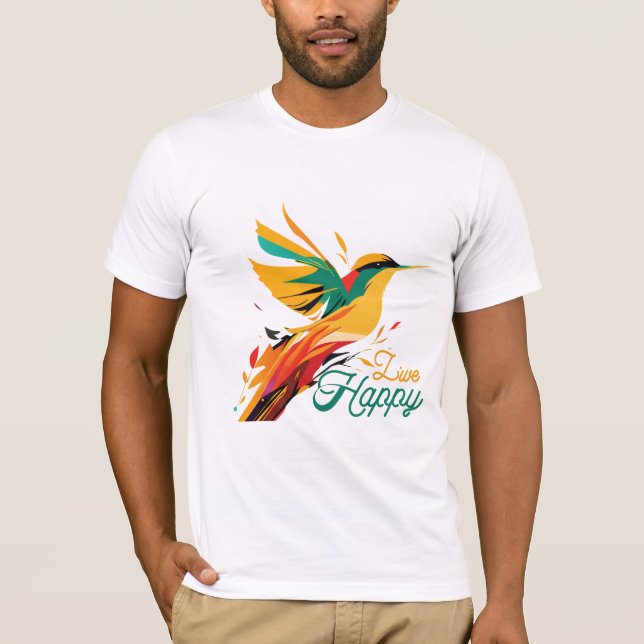 Camiseta Live Happy (Frente)