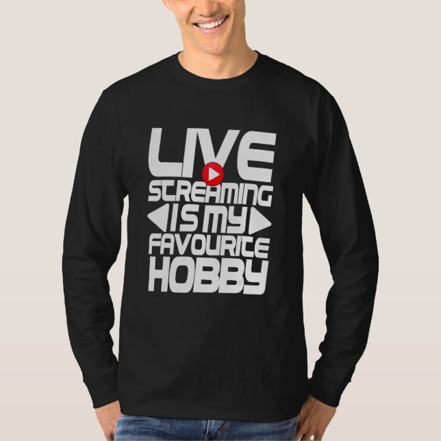 Camiseta Live Irl Streaming Streaming Creator Blogger 1 (Frente)