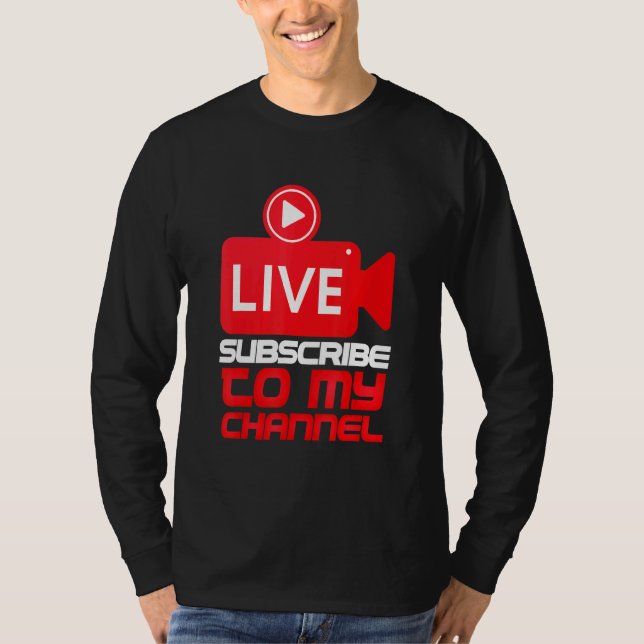 Camiseta Live Irl Streaming Streaming Creator Blogger 1 (Frente)