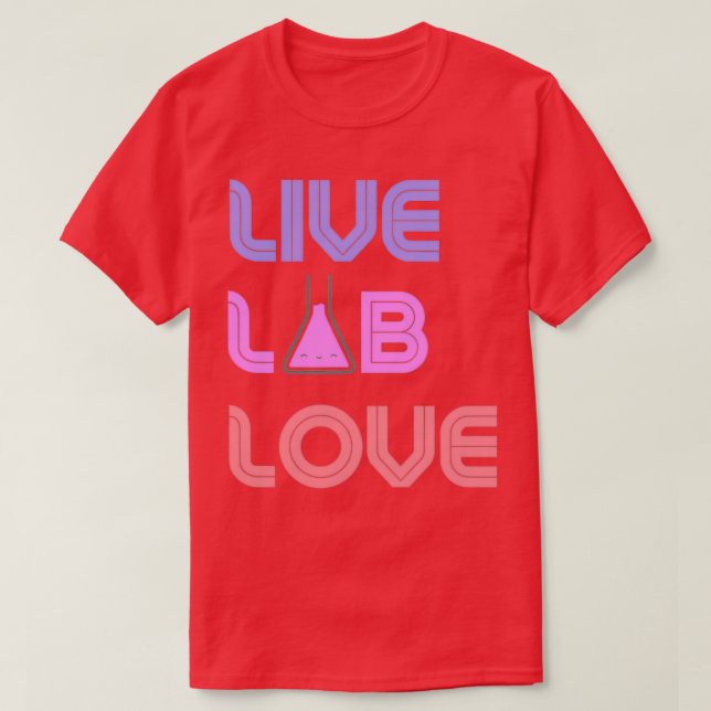 Camiseta Live LAB Love 1 (Frente do Design)