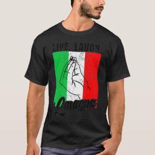 Camiseta Live Laugh Lasagna Funny Italiano Lasagna Lover