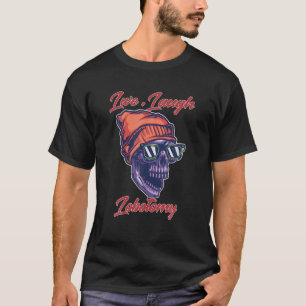 Camiseta Live Laugh Lobotomy Retro Lover T Shirt