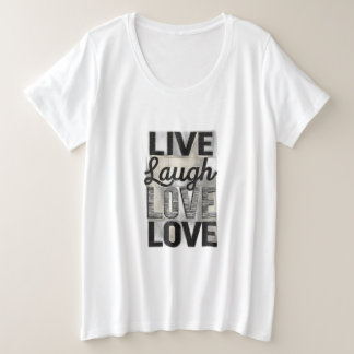 Camiseta Live / Laugh / Love