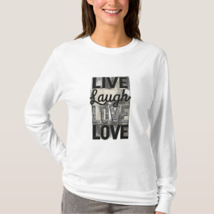 Camiseta Live / Laugh / Love