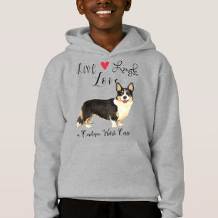 Camiseta Live Laugh Love a Cardigan Welsh Corgi Hoodie