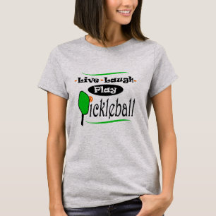Camiseta Live Laugh Play Pickleball Pickleball Jogadores Gi