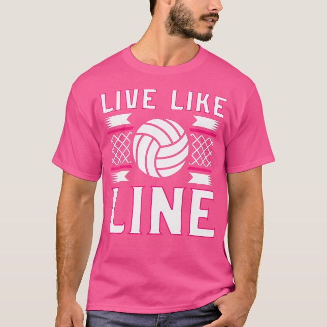 Camiseta Live Like Line Voleibol (Frente)