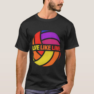 Camiseta Live Like Line Voleibol Gift Spo