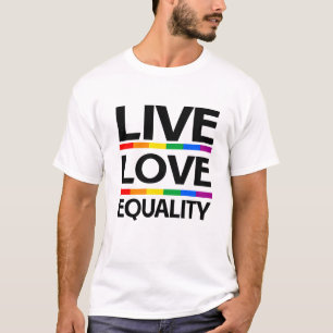 Camiseta Live Love Igualdade