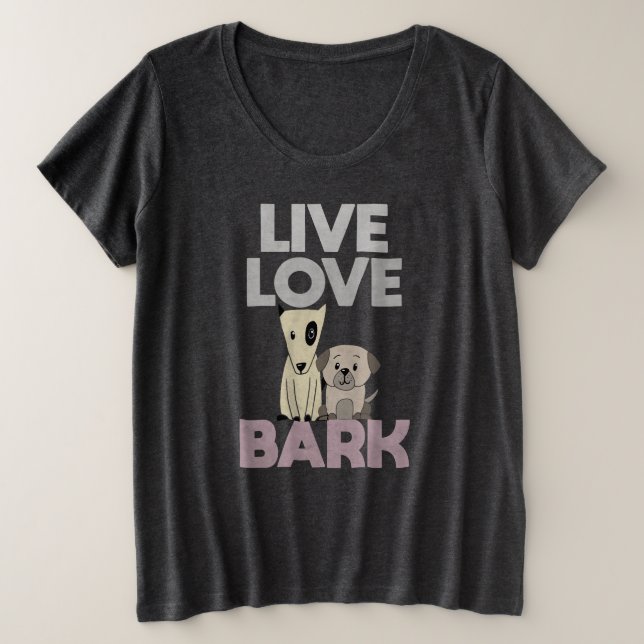 Camiseta Live Love Latido (Frente do Design)