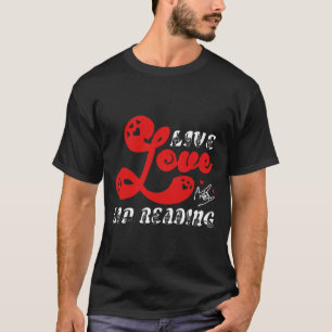 Camiseta Live Love Lip Leitura de perda de audição